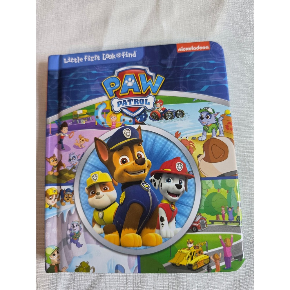 Paw Patrol Little First Look and Find Board Book Nickelodeon PI Kids